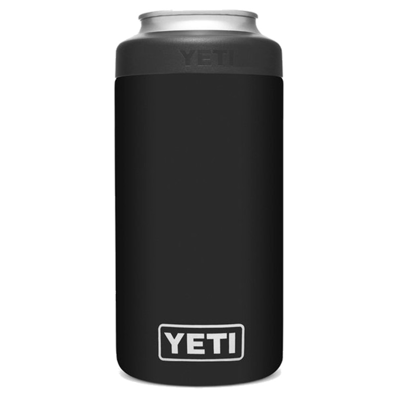 Yeti Rambler 16 Oz Colster Tall Can Insulator in Black Color